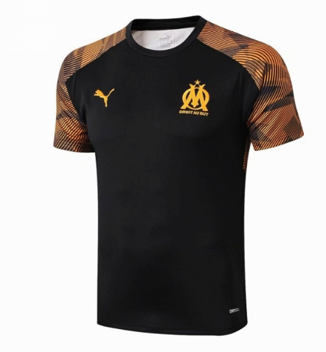 Camiseta fútbol de entrenamiento de Marsella 2019-2020 negro